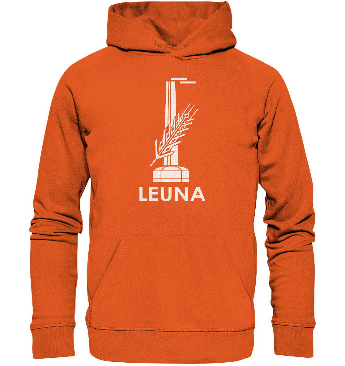 DDR Ostalgie Kapuze / Organic Hoodie Unisex • LEUNA WERKE HALLE