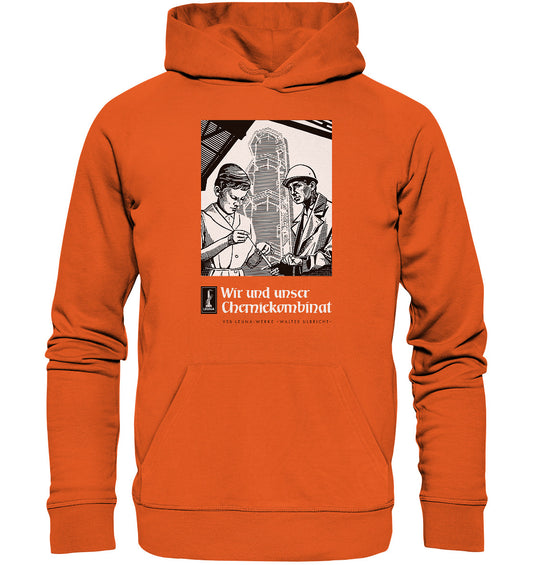 DDR Ostalgie Kapuze / Organic Hoodie Unisex • LEUNA WERKE WALTER ULBRICHT