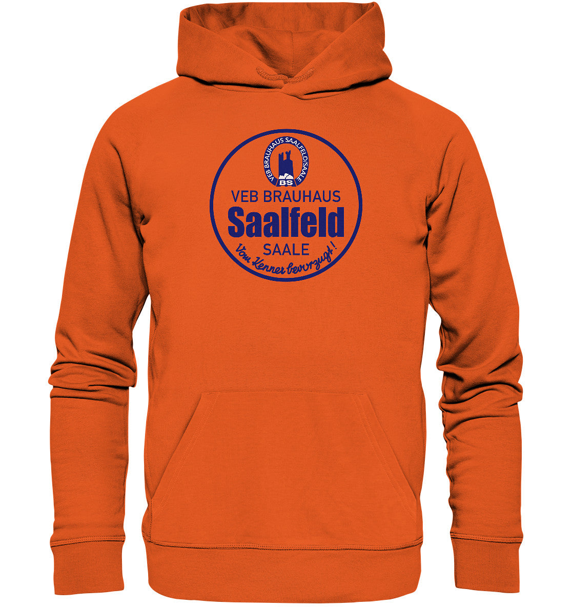 DDR Ostalgie Kapuze / Organic Hoodie Unisex • VEB BRAUHAUS SAALFELD