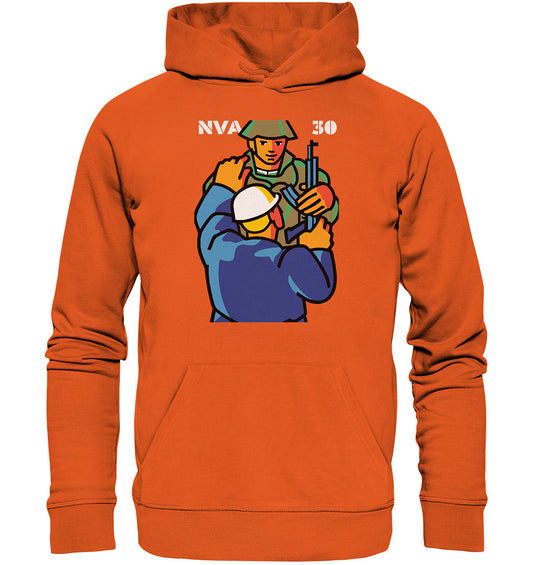 DDR Ostalgie Kapuze / Organic Hoodie Unisex • 30 JAHRE NVA