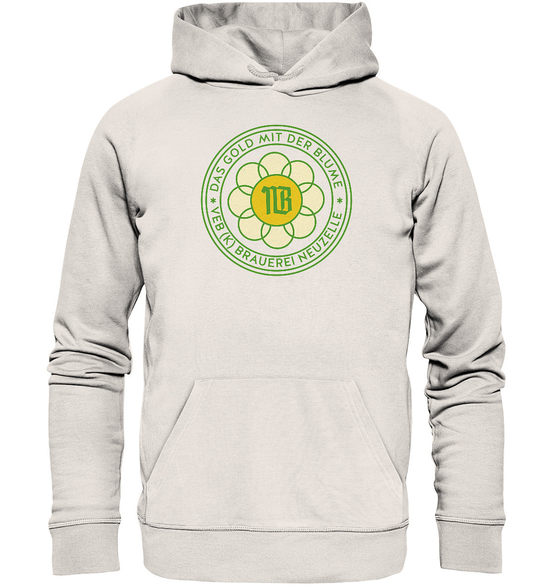 DDR Ostalgie Kapuze / Organic Hoodie Unisex • VEB BRAUEREI NEUZELLE