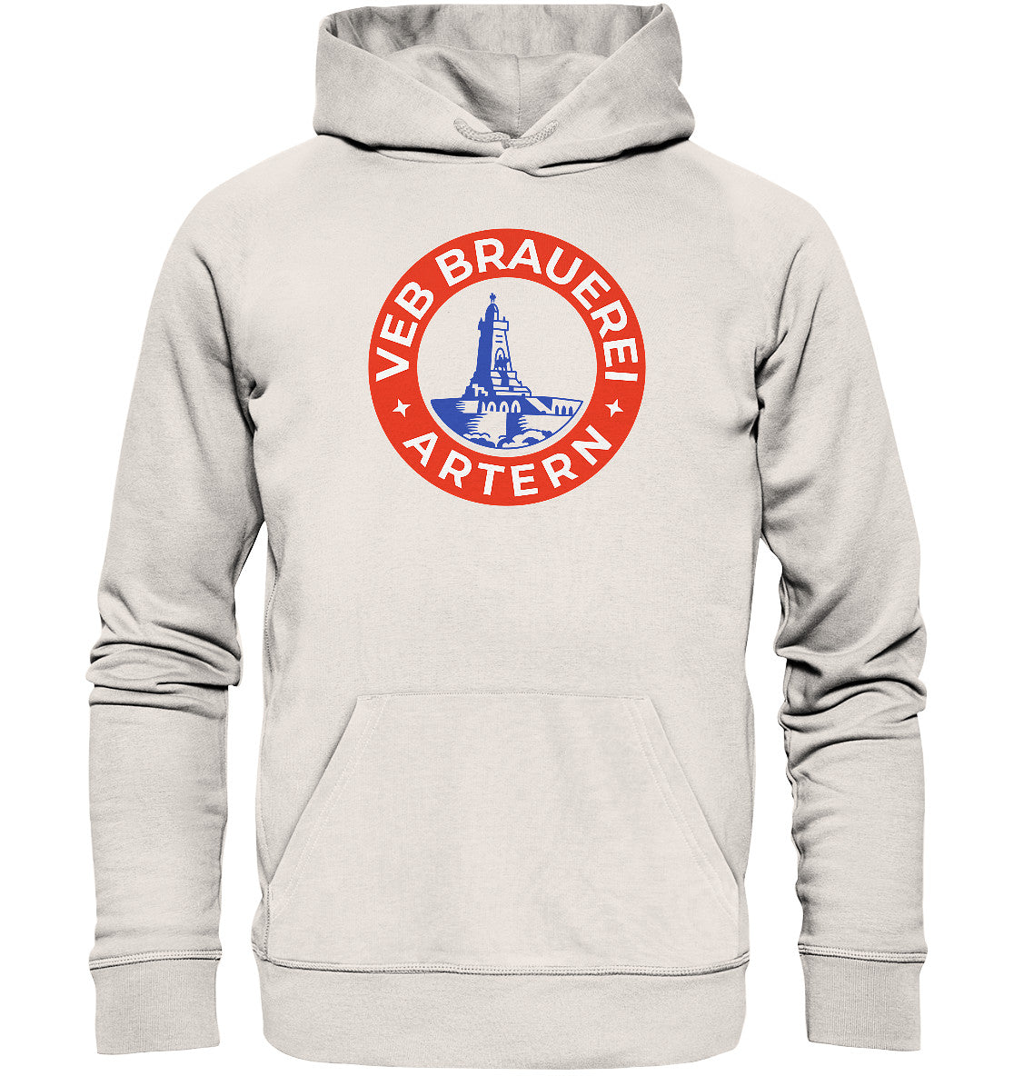 DDR Ostalgie Kapuze / Organic Hoodie Unisex • VEB BRAUEREI ARTERN