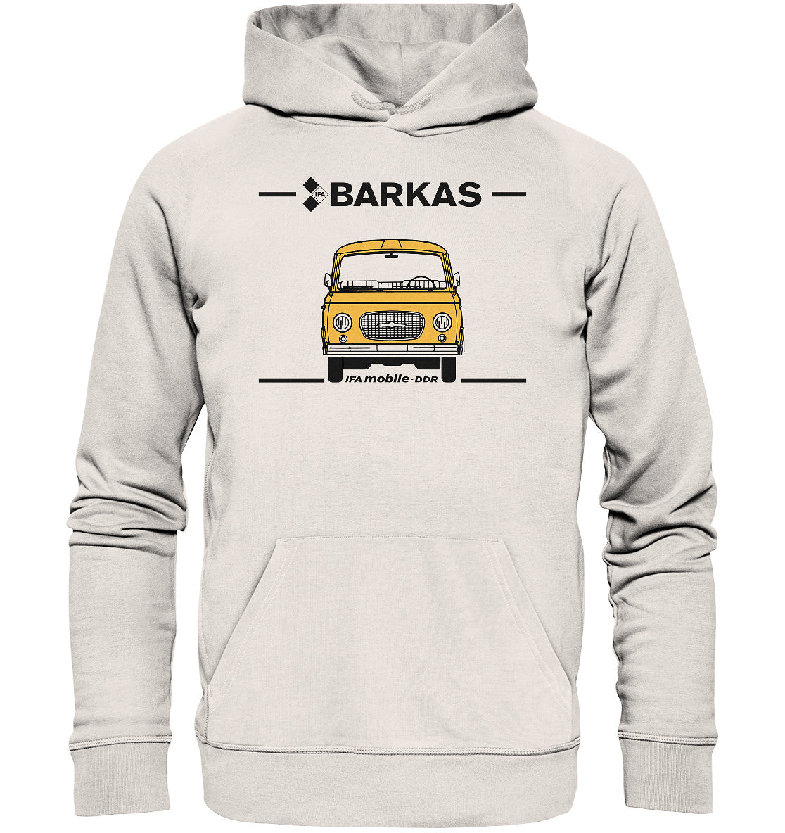 DDR Ostalgie Kapuze / Organic Hoodie Unisex • IFA BARKAS