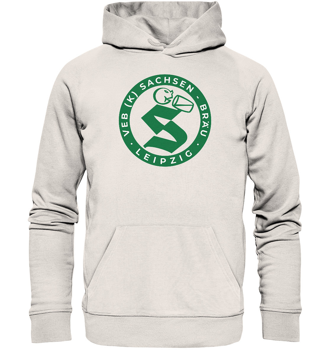 DDR Ostalgie Kapuze / Organic Hoodie Unisex • VEB SACHSENBRÄU LEIPZIG