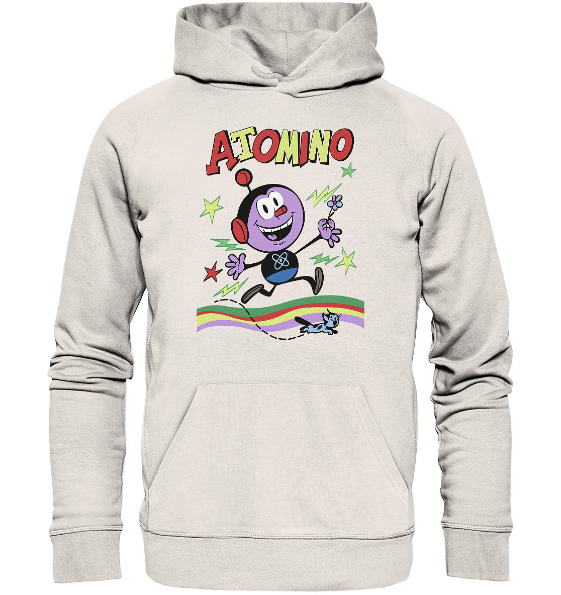 DDR Ostalgie Kapuze / Organic Hoodie Unisex • ATOMINO