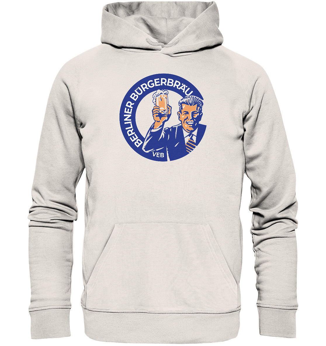 DDR Ostalgie Kapuze / Organic Hoodie Unisex • VEB BERLINER BÜRGERBRÄU