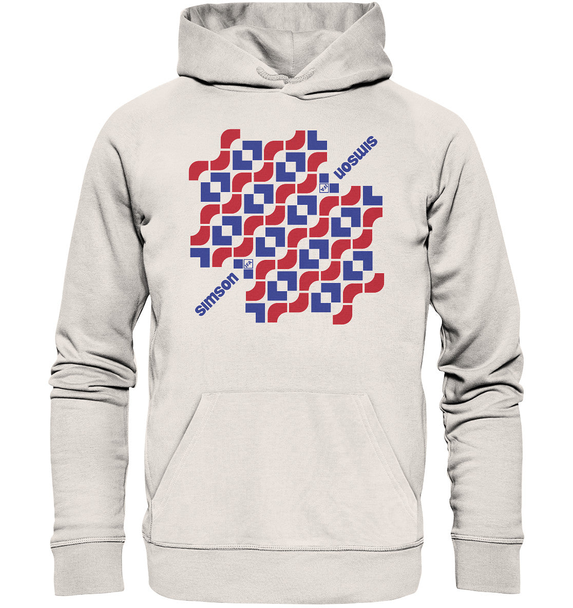 DDR Ostalgie Kapuze / Organic Hoodie Unisex • SIMSON - ORIGINAL DESIGN HALSTUCH
