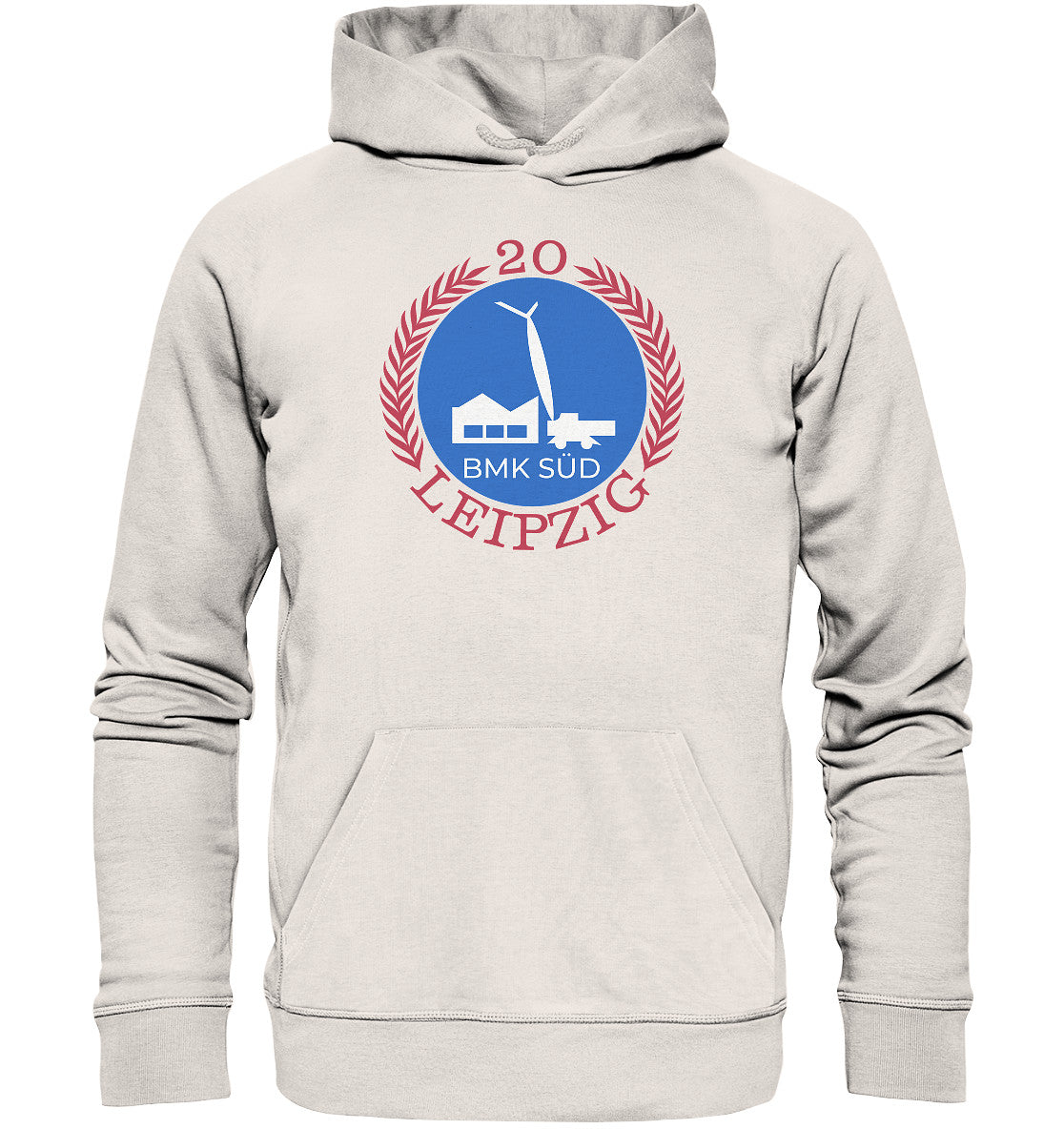 DDR Ostalgie Kapuze / Organic Hoodie Unisex • BAU- UND MONTAGEKOMBINAT LEIPZIG
