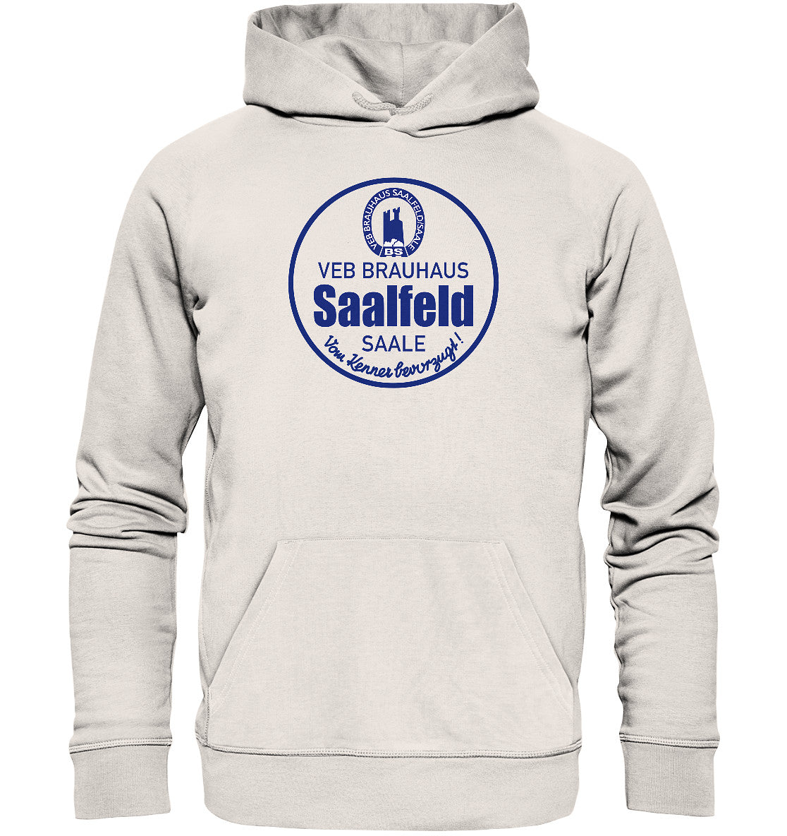 DDR Ostalgie Kapuze / Organic Hoodie Unisex • VEB BRAUHAUS SAALFELD