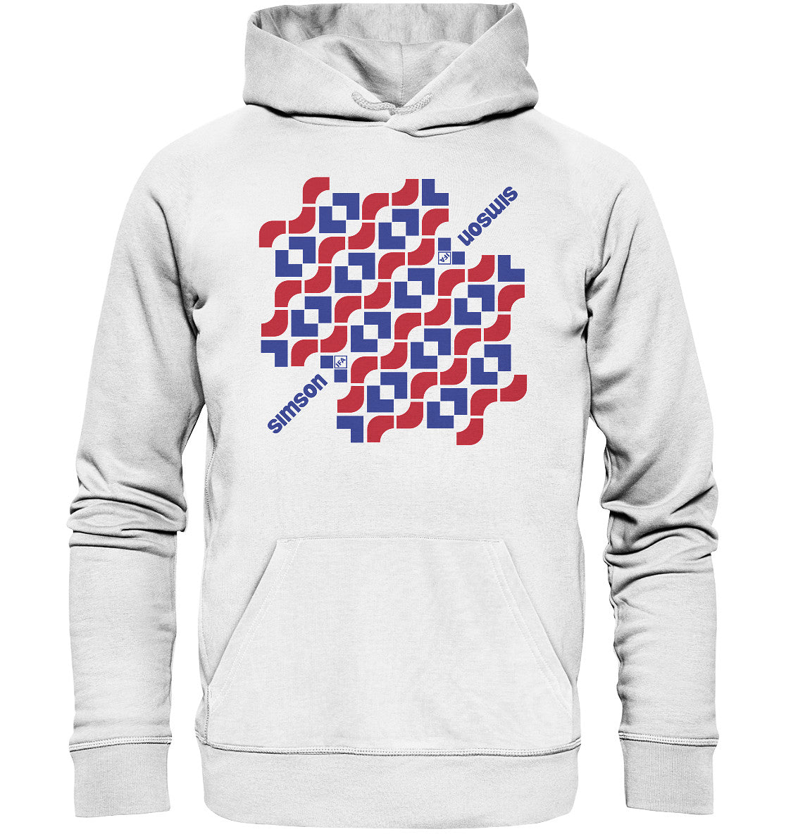 DDR Ostalgie Kapuze / Organic Hoodie Unisex • SIMSON - ORIGINAL DESIGN HALSTUCH