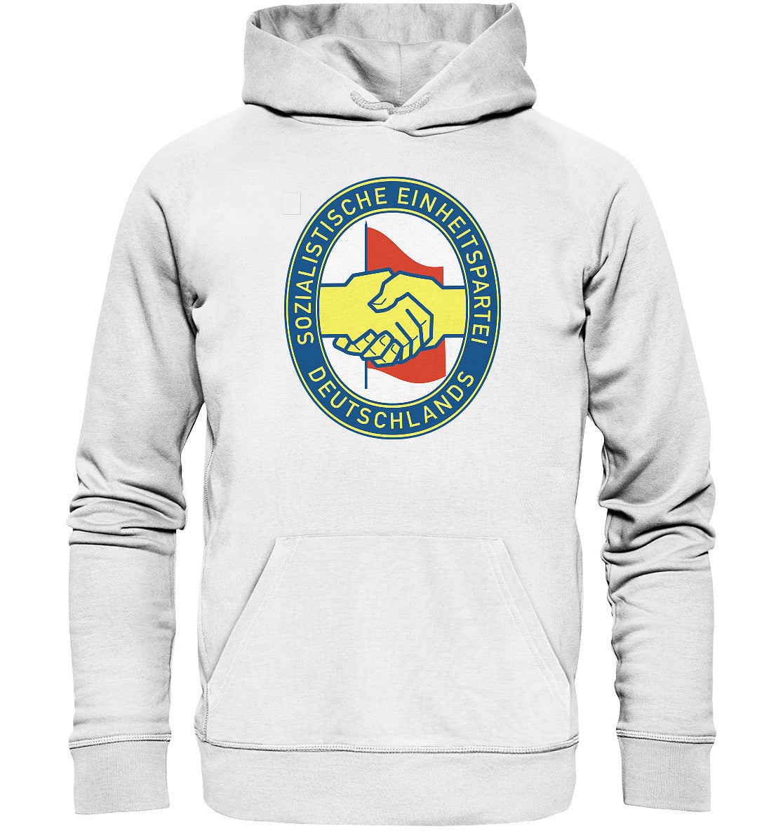 DDR Ostalgie Kapuze / Organic Hoodie Unisex • SED LOGO