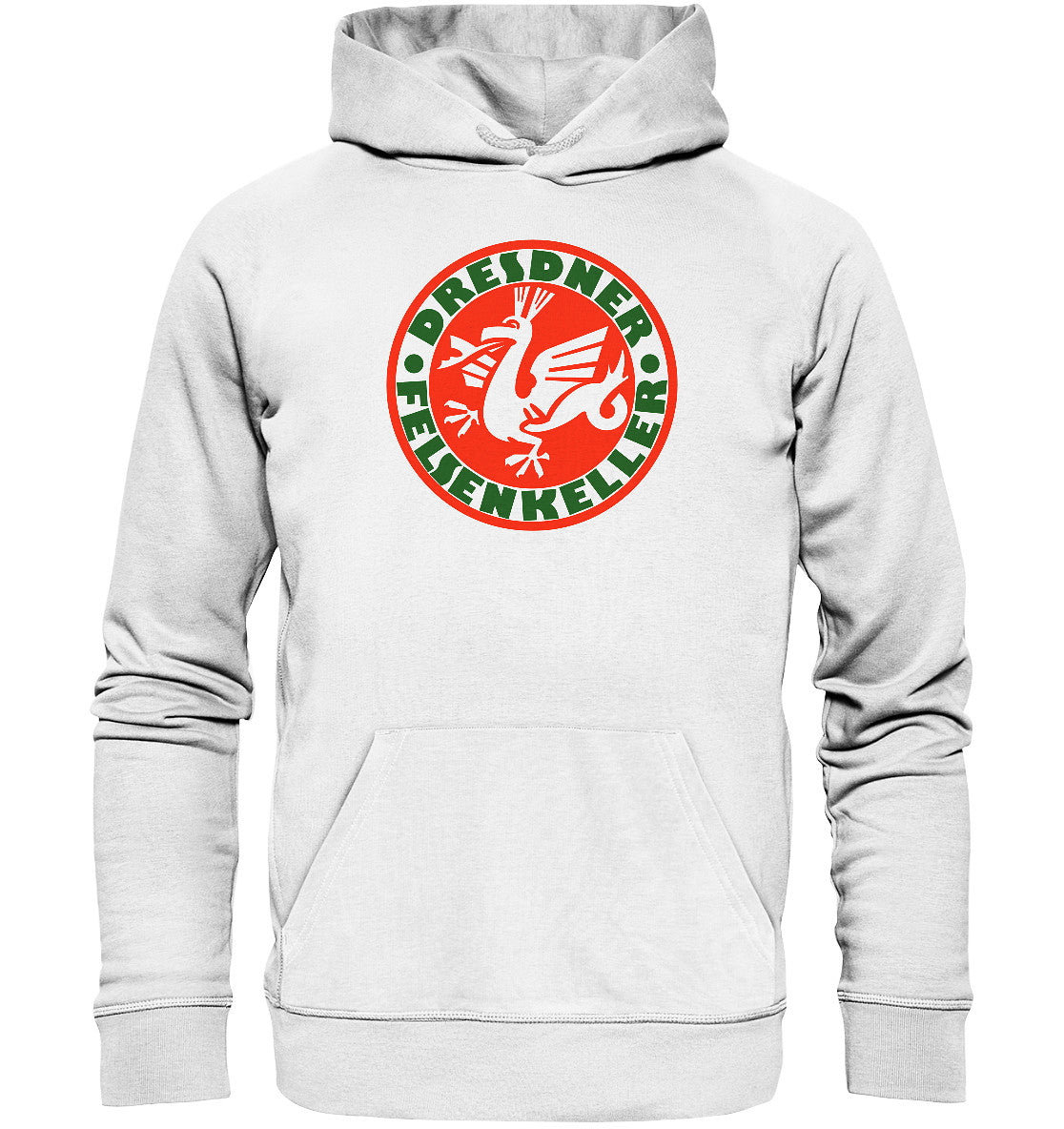DDR Ostalgie Kapuze / Organic Hoodie Unisex • VEB DRESDNER FELSENKELLER - BIERDECKEL