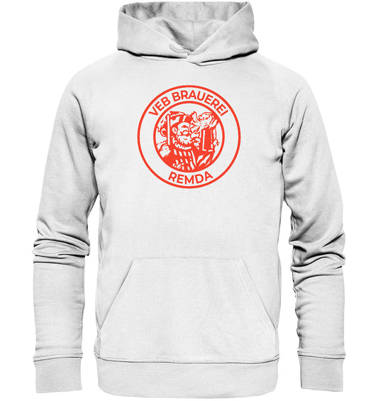 DDR Ostalgie Kapuze / Organic Hoodie Unisex • VEB BRAUEREI REMDA