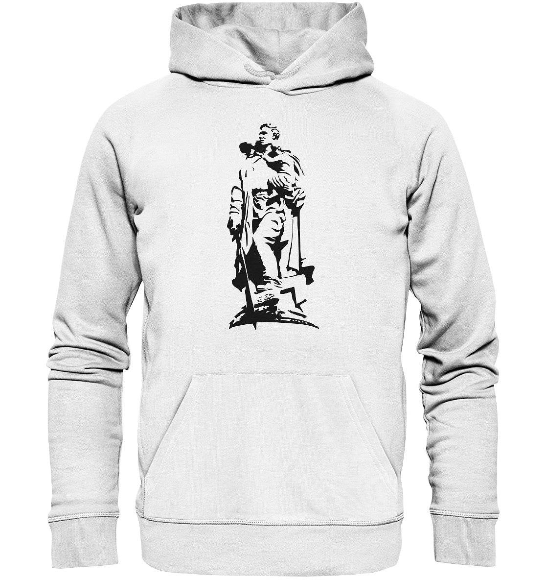 DDR Ostalgie Kapuze / Organic Hoodie Unisex • DEUTSCH-SOWJETISCHES EHRENMAL BERLIN-TREPTOW