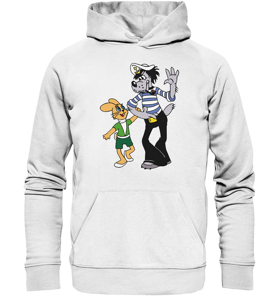 DDR Ostalgie Kapuze / Organic Hoodie Unisex • NU PAGADI - HASE & WOLF