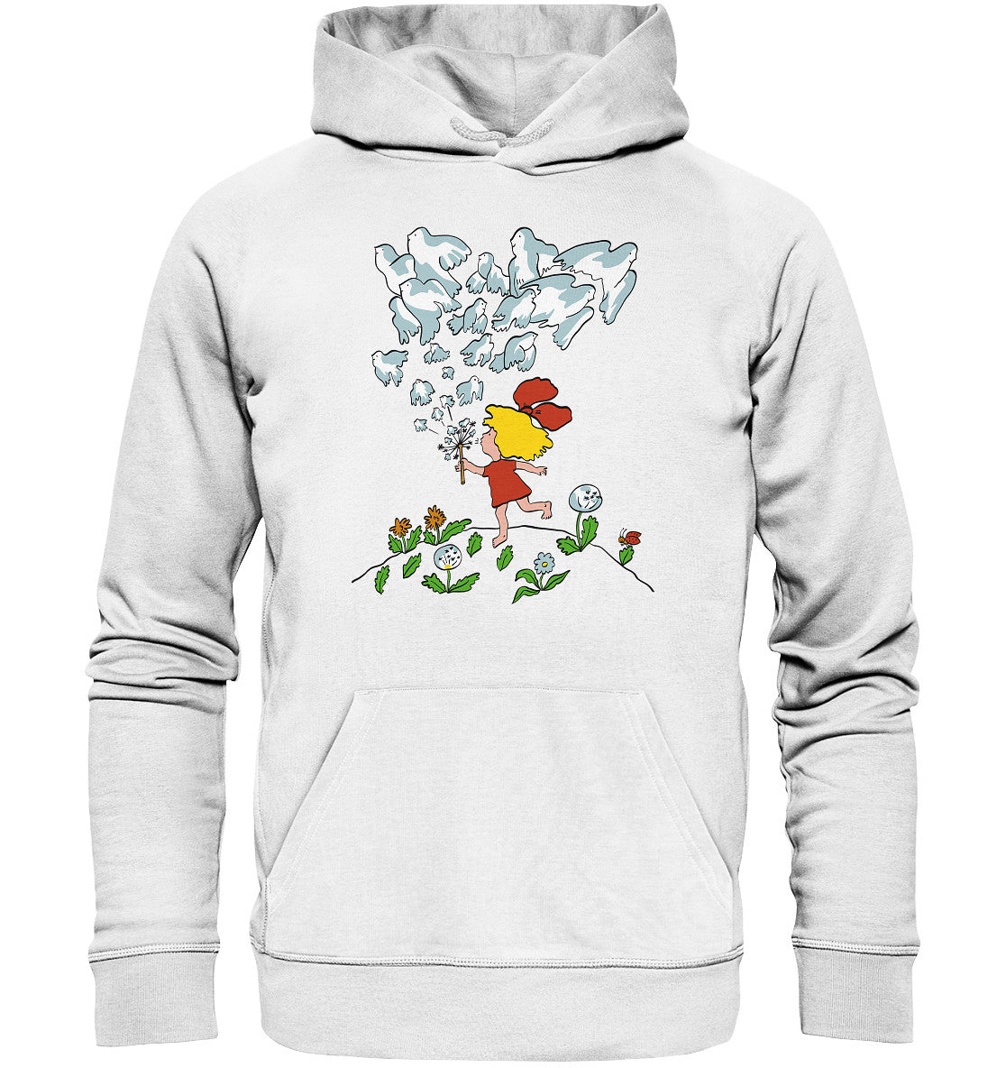 DDR Ostalgie Kapuze / Organic Hoodie Unisex • FRIEDENSPLAKAT GEGEN NATO-RAKETEN IN WESTEUROPA