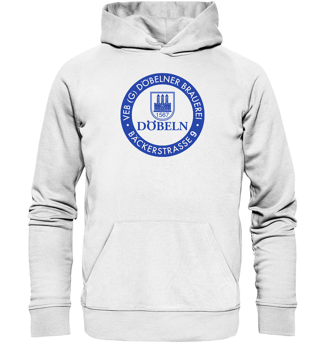 DDR Ostalgie Kapuze / Organic Hoodie Unisex • VEB DÖBELNER BRAUEREI