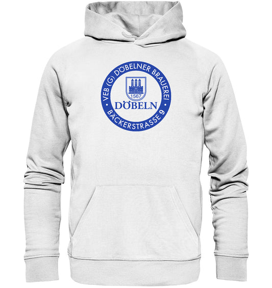 DDR Ostalgie Kapuze / Organic Hoodie Unisex • VEB DÖBELNER BRAUEREI