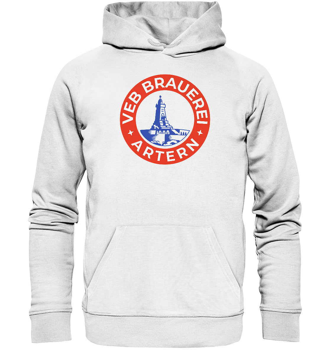 DDR Ostalgie Kapuze / Organic Hoodie Unisex • VEB BRAUEREI ARTERN