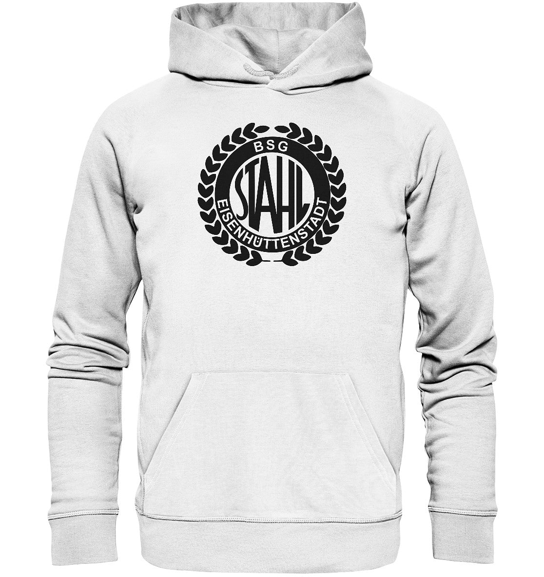 DDR Ostalgie Kapuze / Organic Hoodie Unisex • BSG EISENHÜTTENSTADT - HELL