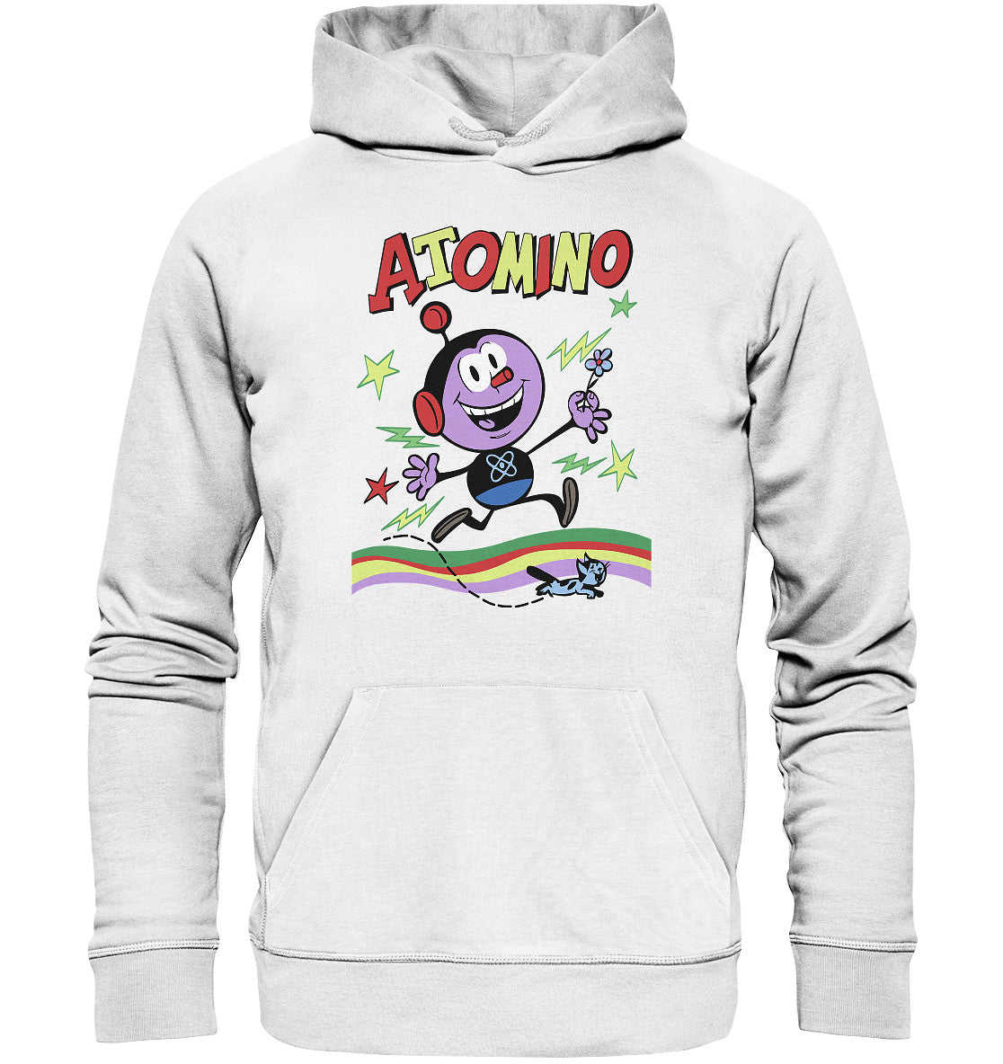 DDR Ostalgie Kapuze / Organic Hoodie Unisex • ATOMINO