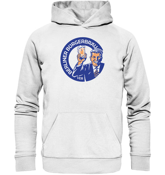 DDR Ostalgie Kapuze / Organic Hoodie Unisex • VEB BERLINER BÜRGERBRÄU