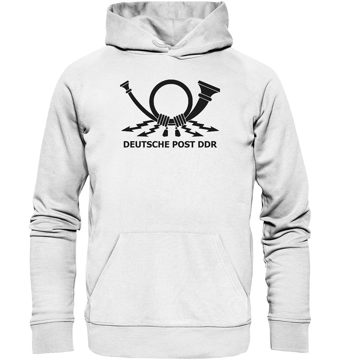 DDR Ostalgie Kapuze / Organic Hoodie Unisex • DEUTSCHE POST DDR