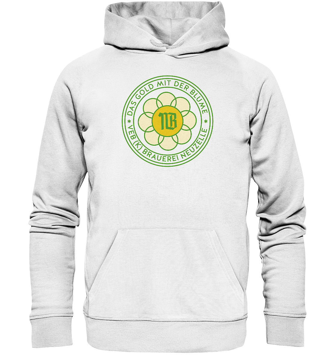 DDR Ostalgie Kapuze / Organic Hoodie Unisex • VEB BRAUEREI NEUZELLE