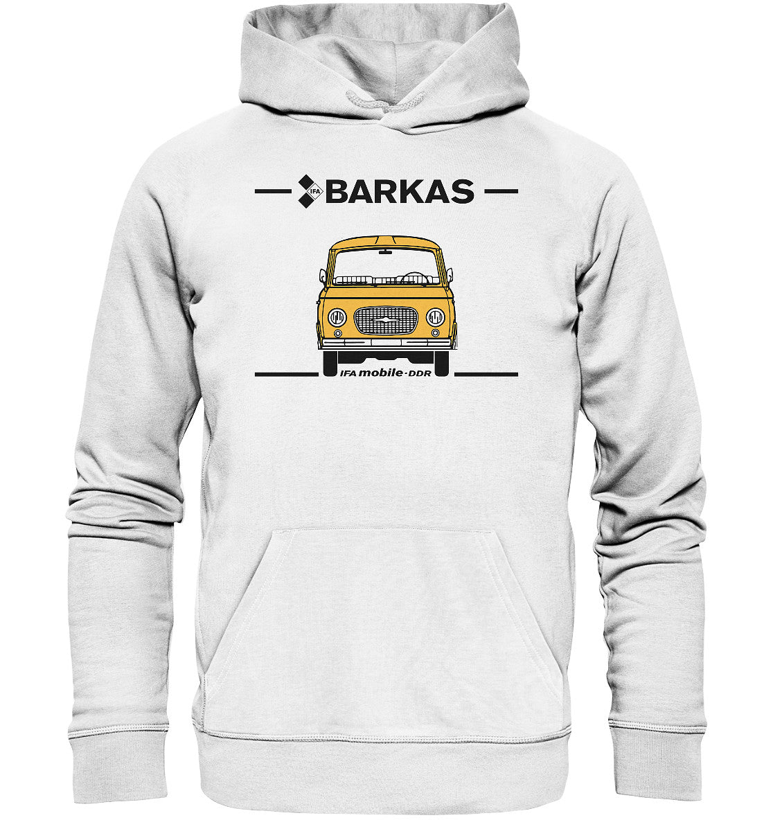DDR Ostalgie Kapuze / Organic Hoodie Unisex • IFA BARKAS
