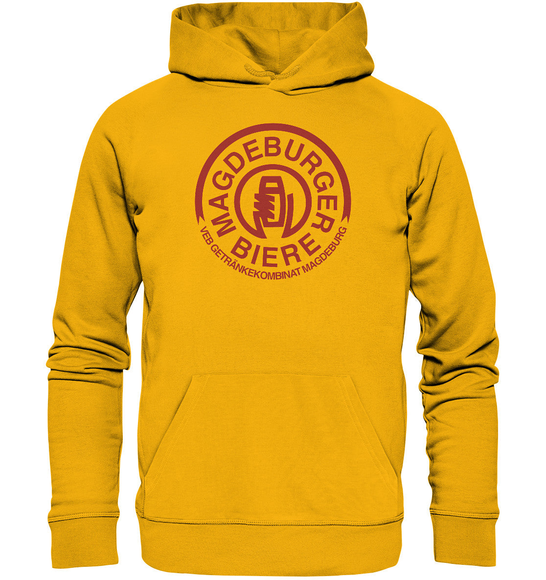 DDR Ostalgie Kapuze / Organic Hoodie Unisex • VEB GETRÄNKEKOMBINAT MAGEDEBURG - BIERE