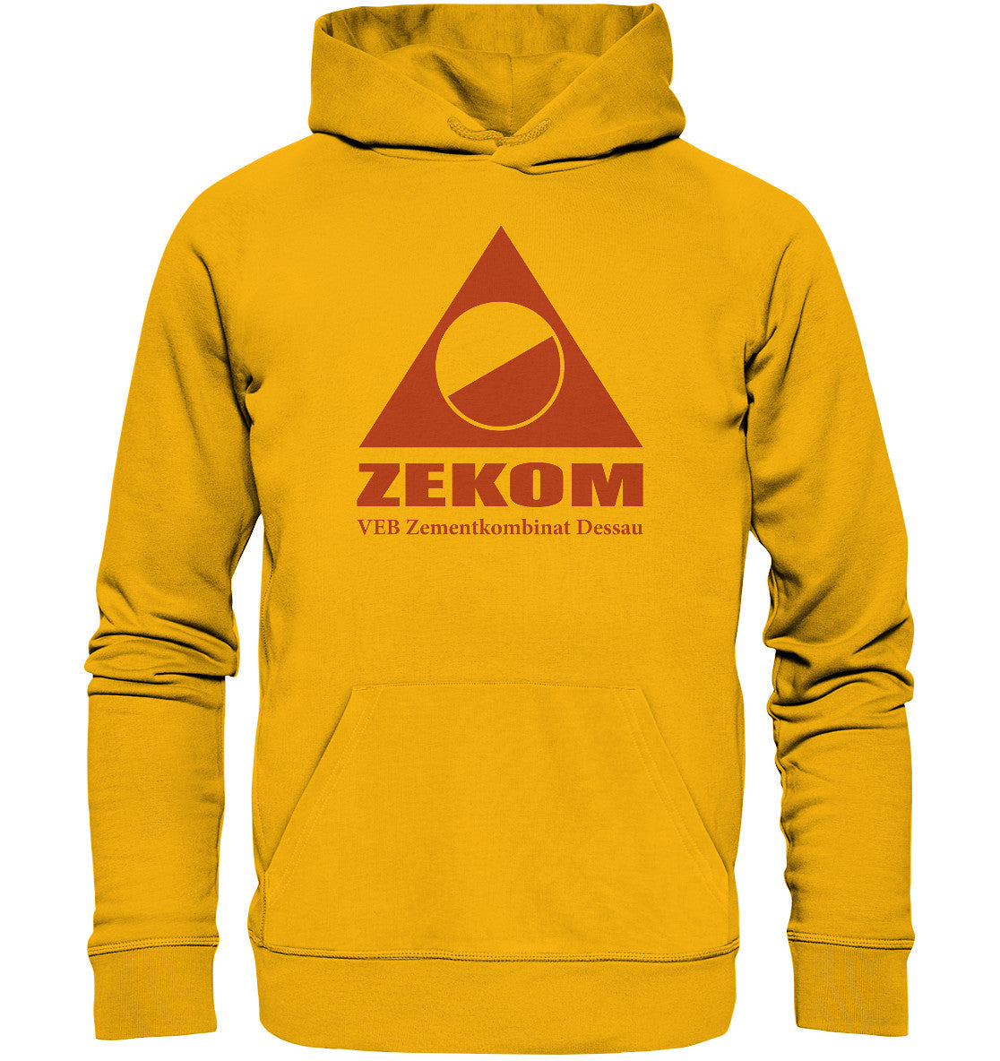 DDR Ostalgie Kapuze / Organic Hoodie Unisex • VEB ZEMENTKOMBINAT DESSAU