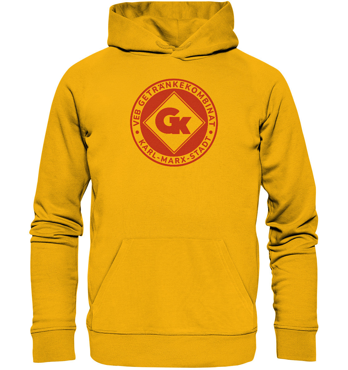 DDR Ostalgie Kapuze / Organic Hoodie Unisex • VEB GETRÄNKEKOMBINAT KARL-MARX-STADT