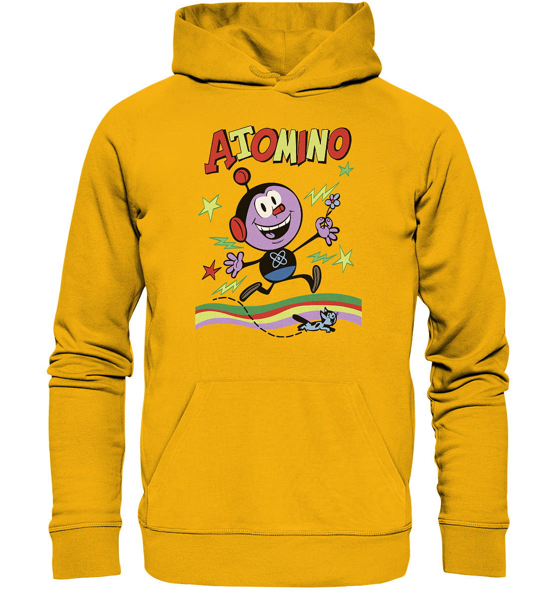 DDR Ostalgie Kapuze / Organic Hoodie Unisex • ATOMINO