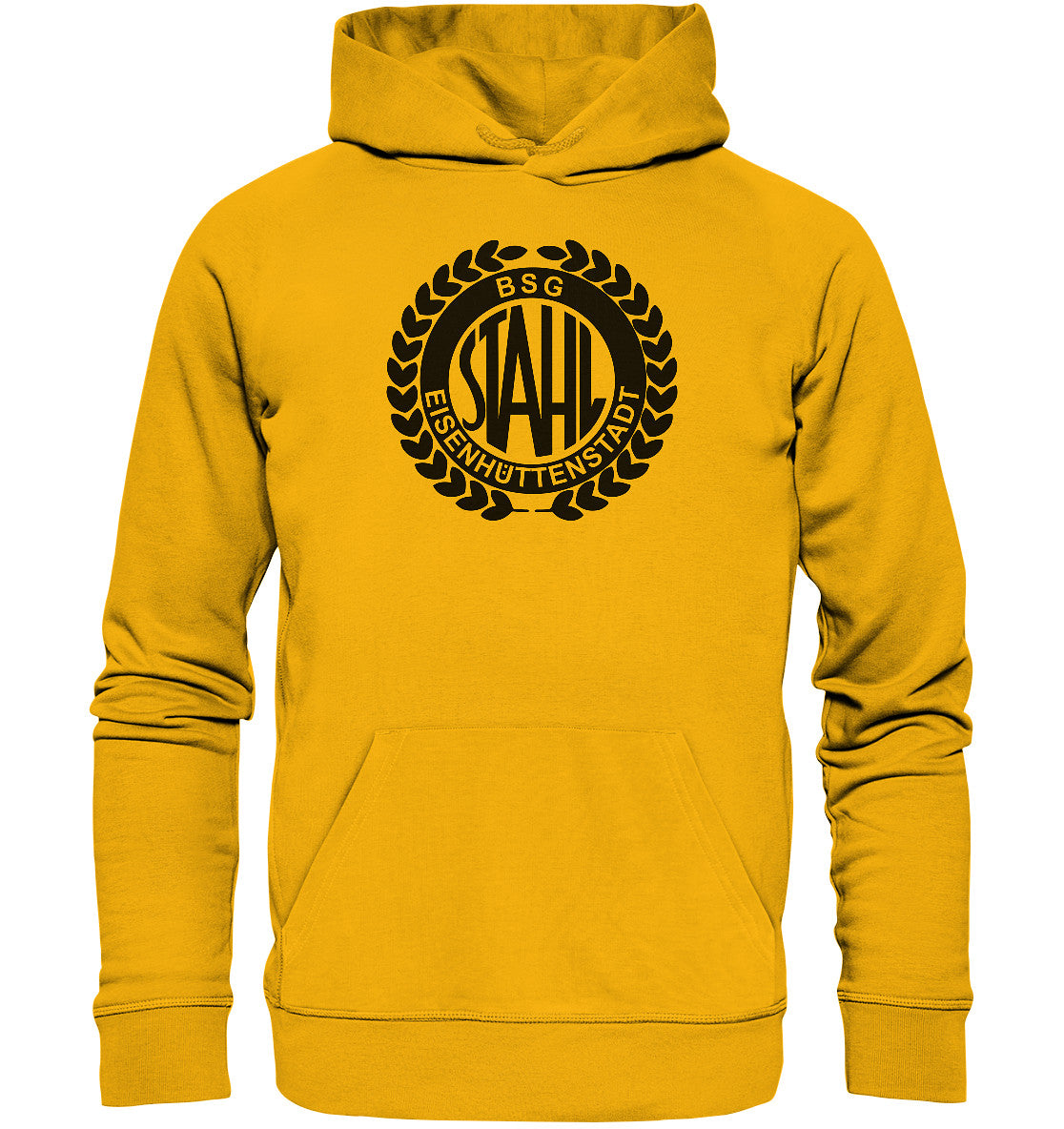 DDR Ostalgie Kapuze / Organic Hoodie Unisex • BSG EISENHÜTTENSTADT - HELL
