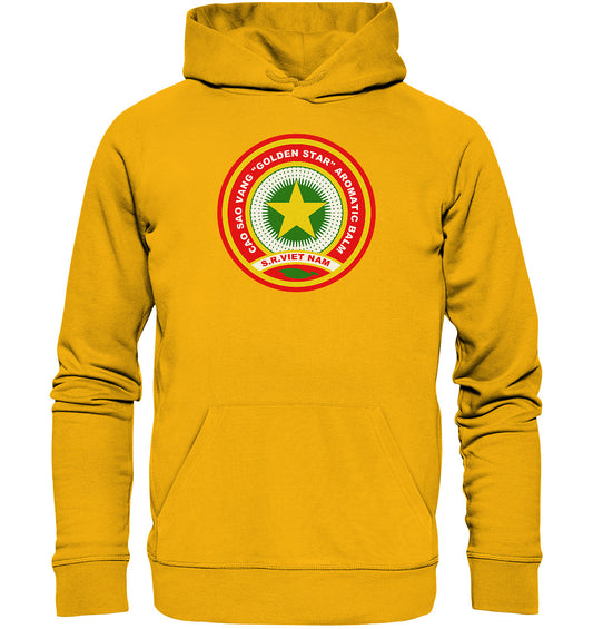 DDR Ostalgie Kapuze / Organic Hoodie Unisex • VIETNAMESISCHE SALBE GOLDEN STAR