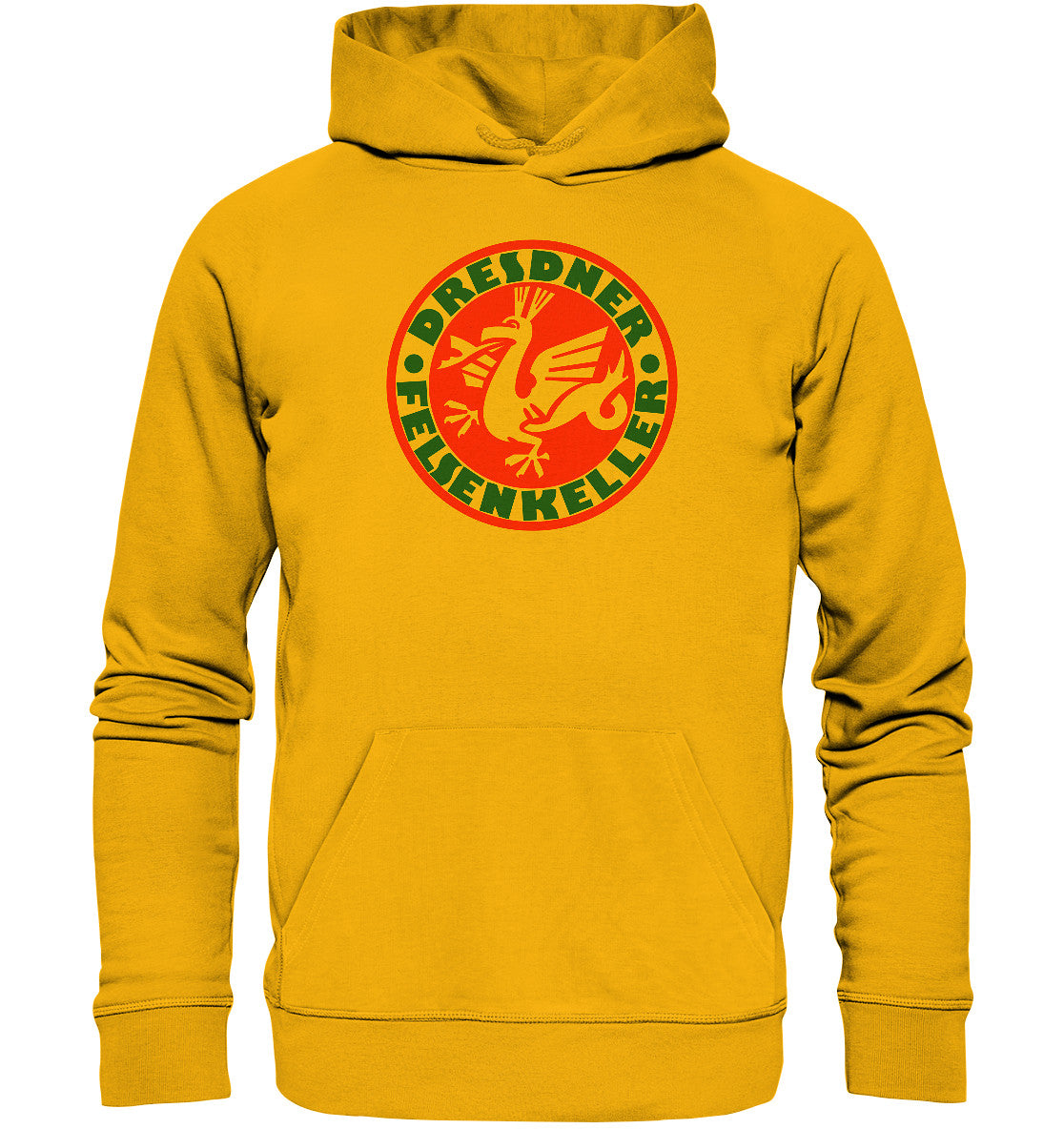 DDR Ostalgie Kapuze / Organic Hoodie Unisex • VEB DRESDNER FELSENKELLER - BIERDECKEL