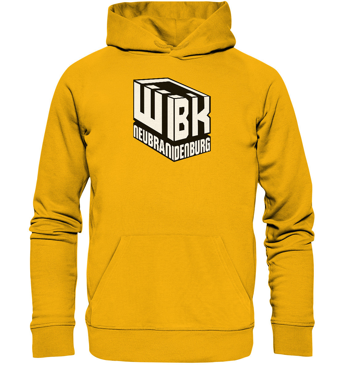 DDR Ostalgie Kapuze / Organic Hoodie Unisex • WOHNUNGSBAUGESELLSCHAFT NEUBRANDENBURG