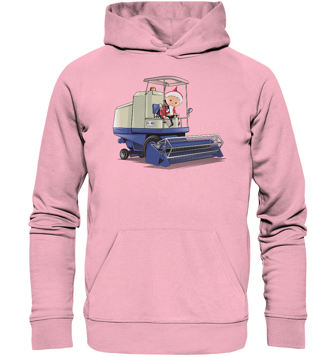 DDR Ostalgie Kapuze / Organic Hoodie Unisex • UNSER SANDMÄNNCHEN - ERNTEZEIT (PU-506)