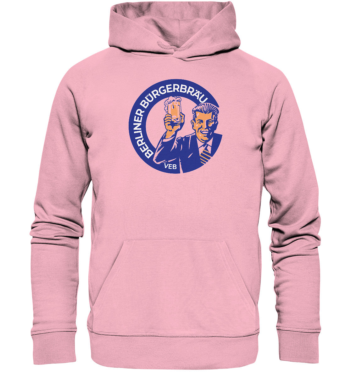 DDR Ostalgie Kapuze / Organic Hoodie Unisex • VEB BERLINER BÜRGERBRÄU