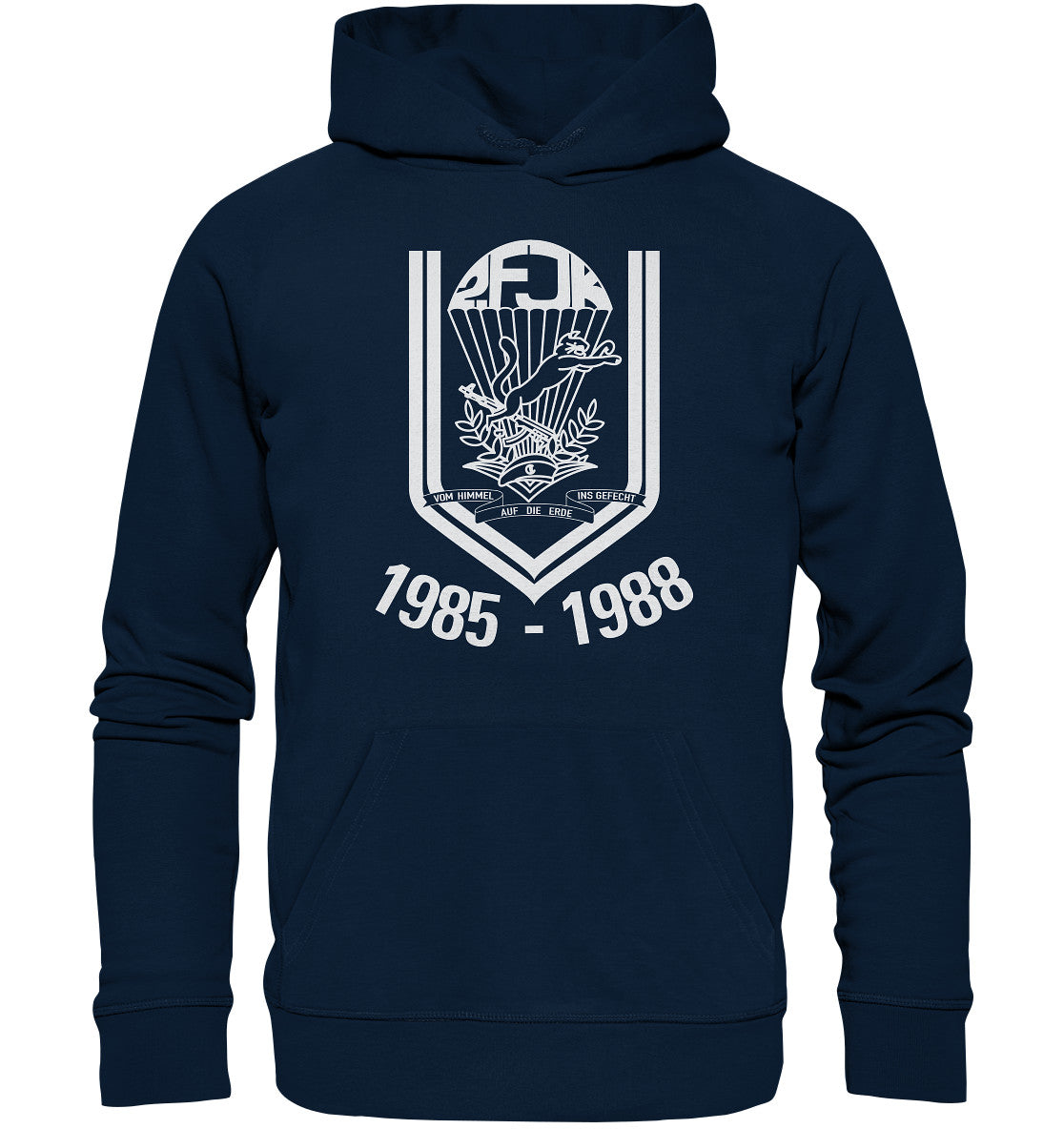 PREMIUM ORGANIC HOODIE UNISEX • 2. FJK DDR NVA FALLSCHIRMJÄGER