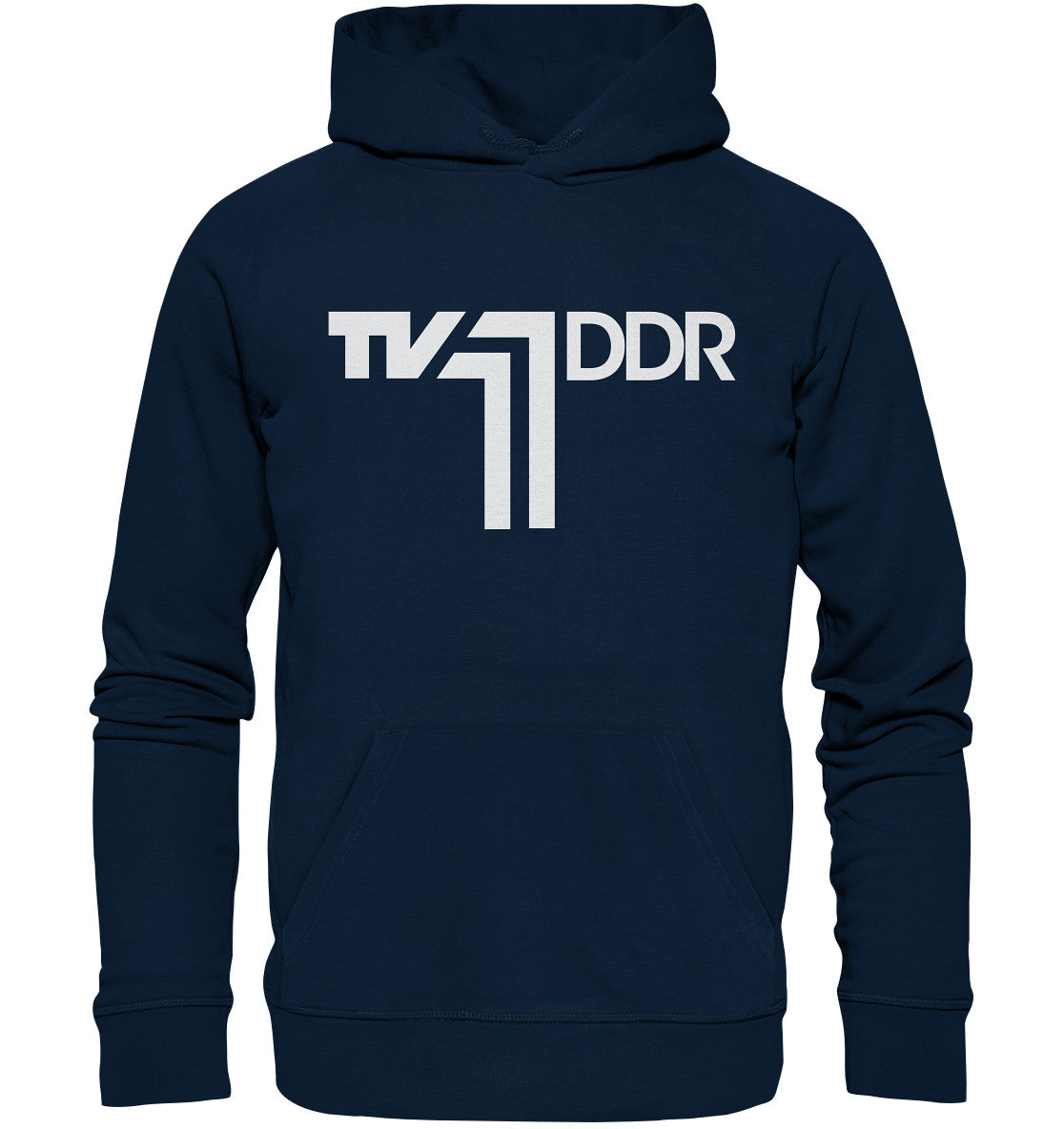DDR Ostalgie Kapuze / Organic Hoodie Unisex • FERNSEHEN DER DDR 1