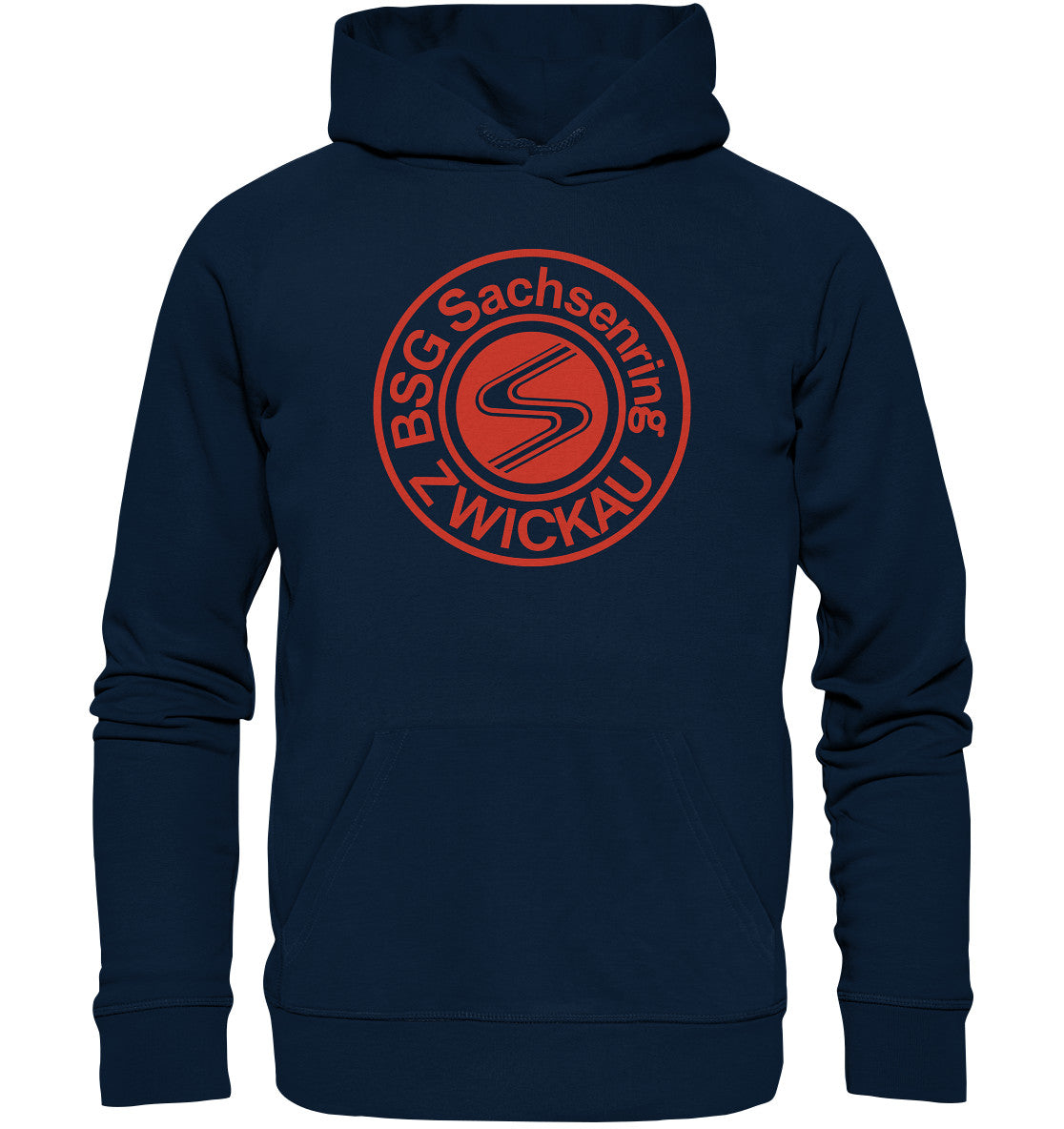 DDR Ostalgie Kapuze / Organic Hoodie Unisex • SACHSENRING ZWICKAU - HELL
