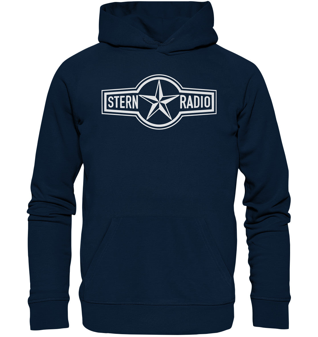 DDR Ostalgie Kapuze / Organic Hoodie Unisex • STERNRADIO BADGE