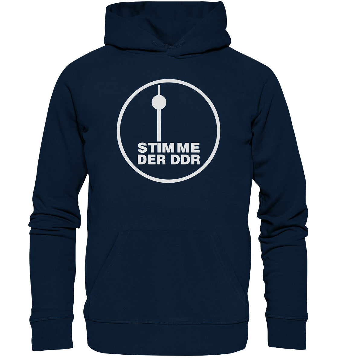 PREMIUM ORGANIC HOODIE UNISEX • STIMME DER DDR - DUNKEL