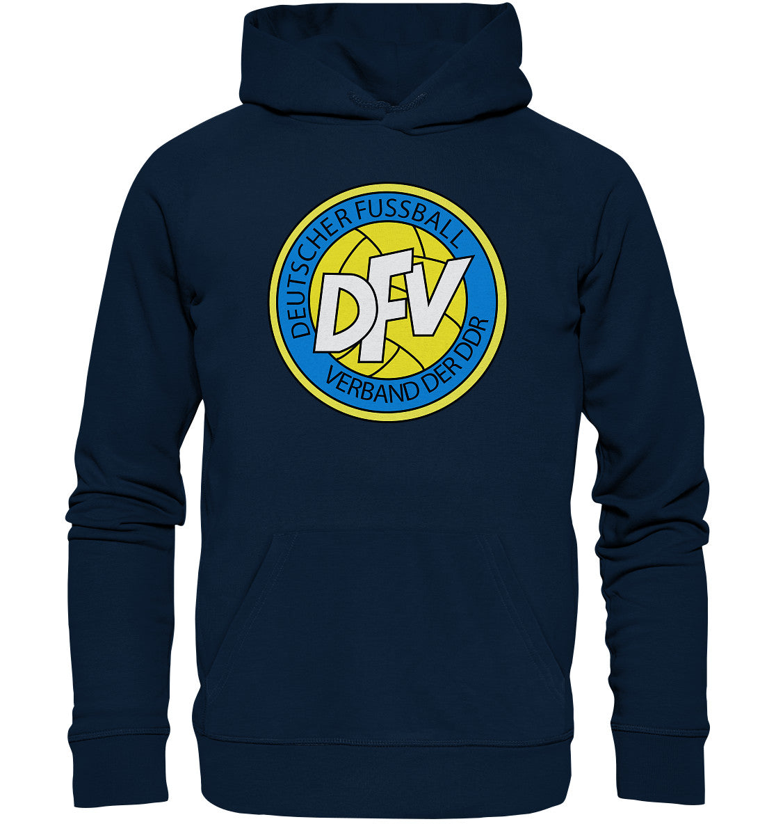 PREMIUM ORGANIC HOODIE UNISEX • FUSSBALL VERBAND DER DDR
