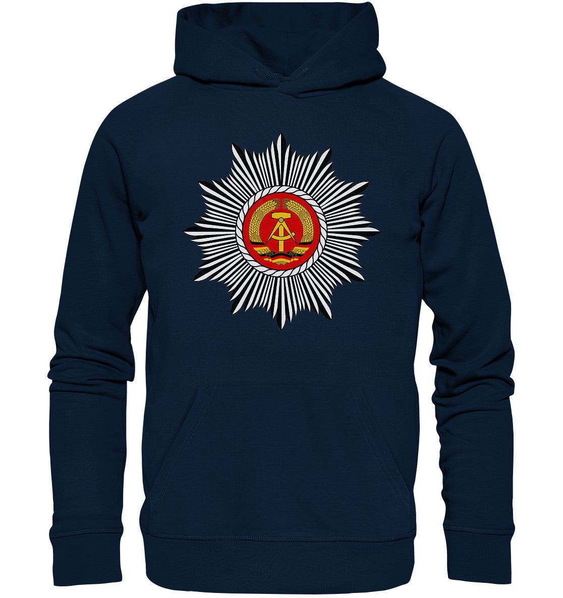 DDR Ostalgie Kapuze / Organic Hoodie Unisex • VOLKSPOLIZEI