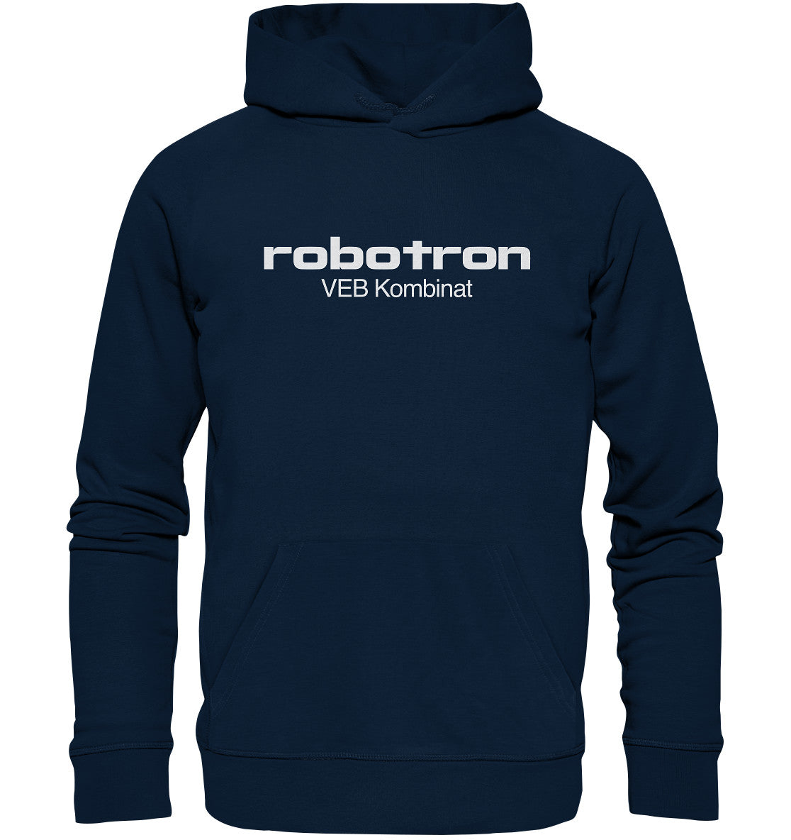 DDR Ostalgie Kapuze / Organic Hoodie Unisex • VEB KOMBINAT ROBOTRON