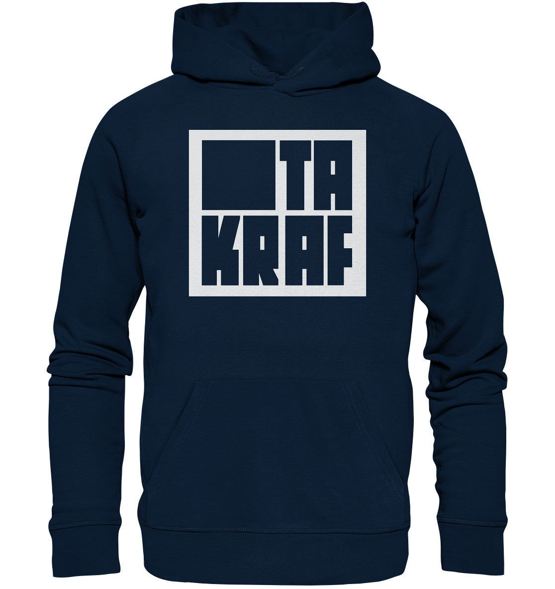 DDR Ostalgie Kapuze / Organic Hoodie Unisex • KOMBINAT TAKRAF - WEISS