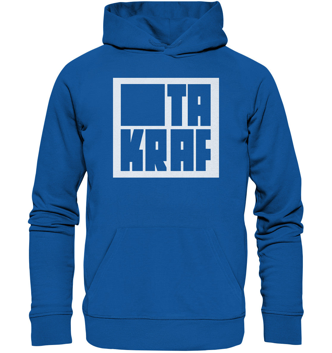 DDR Ostalgie Kapuze / Organic Hoodie Unisex • KOMBINAT TAKRAF - WEISS