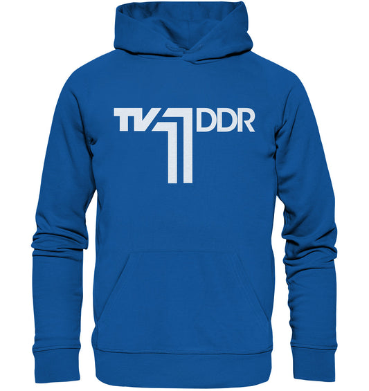DDR Ostalgie Kapuze / Organic Hoodie Unisex • FERNSEHEN DER DDR 1